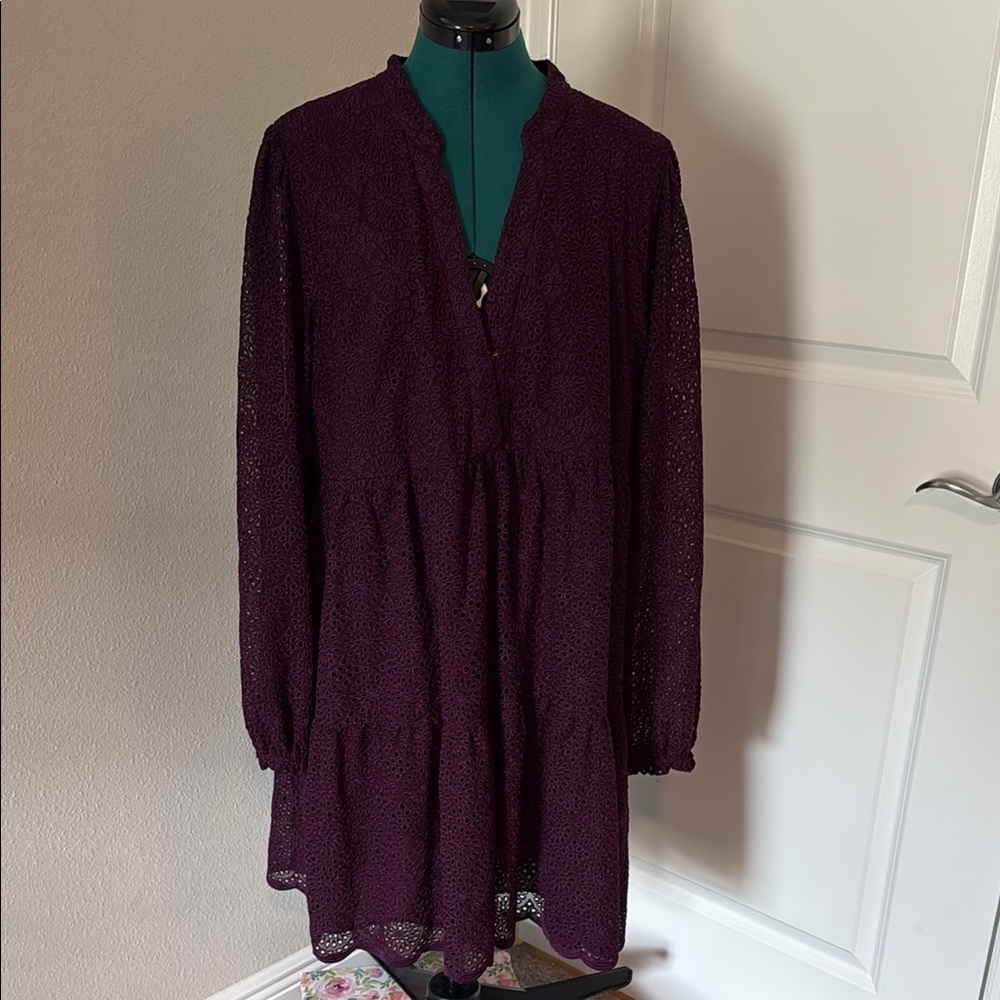 Lilly Pulitzer XL-  Elegant Purple Dress